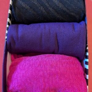 Betsey Johnson New Tights 3-pack zebra leopard M/L